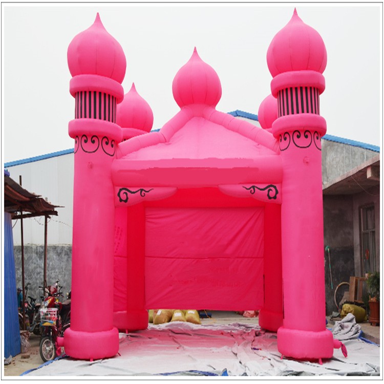 平坝粉色帐篷